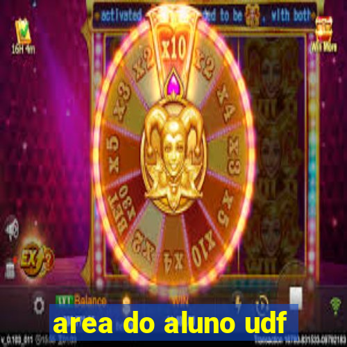 area do aluno udf